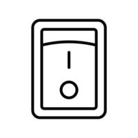 switch button icon vector design template in white background