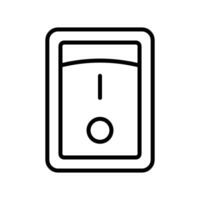 switch button icon vector design template in white background