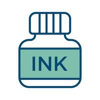 ink icon vector design template in white background