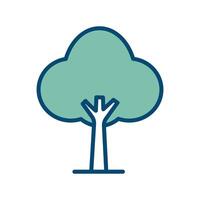 tree icon vector design template in white background