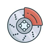 brake icon vector design template in white backgroud