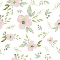 Seamless watercolor pattern. Hand drawn illustration. Vector EPS