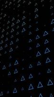 Minimal abstract triangle neon color line moving veritcal background video