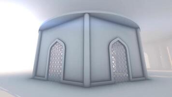 abstract ramadan background with islamic architecture and motifs video