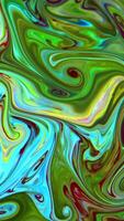 Vertical Liquid Color Paint Patterns Texture Top View. Multicolor Liquid Paint Surface. video