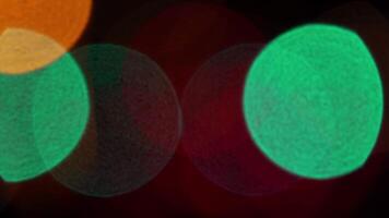 Abstract Colorful Lights Bokeh Background video