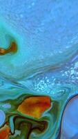 Vertical Liquid Color Paint Patterns Texture Top View. Multicolor Liquid Paint Surface. video