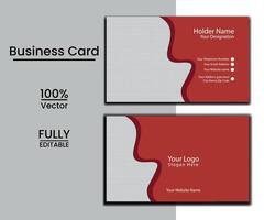 creative modern name card and business card vector