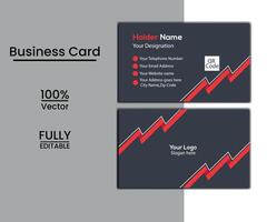 creative modern name card and business card vector