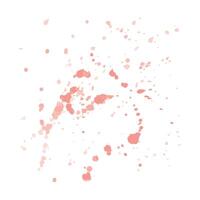 Peach Fuzz splash on white background vector