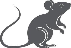 Mouse Illustration Silhouette Vector Format