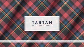 sin costura tartán modelo. tradicional escocés textura. de moda tela. textil antecedentes vector
