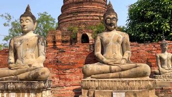 histórico cidade do ayutthaya, Tailândia video