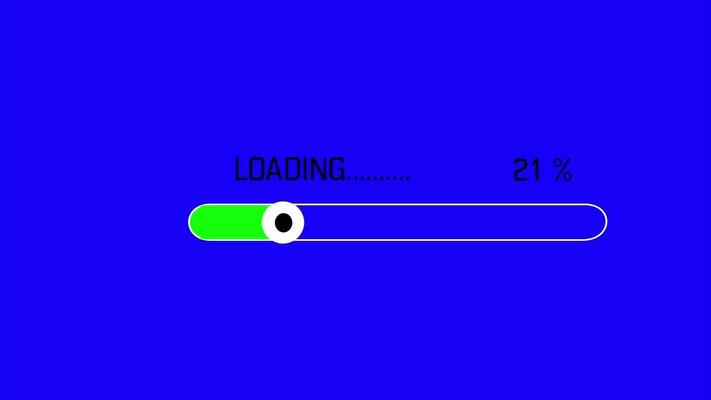 Loading Screen Bar Blue Stock Video Footage by ©kofein #87180452