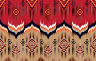 africano ikat cachemir sin costura modelo. geométrico étnico oriental modelo tradicional en azul antecedentes. azteca estilo resumen vector ilustración.diseño para textura, tela, Ropa, envoltorios, alfombras.