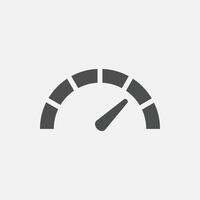 Speedometer, tachometer icon. Speed indicator sign. Internet car speed. vector