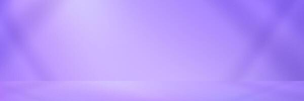 Puple Background Studio with shadow on wall,Empty room with monochromatic spot light and shadow on floor.Vector Minimal 3d banner for product presentation,Backdrop template with copy space vector