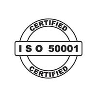 ISO symbol icon vector