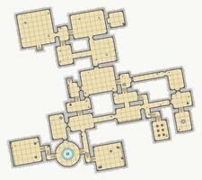 Dungeon game asset. Top view. Vector illustration.