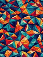 Polygonal abstract texture background with colorful shapes pattern vector