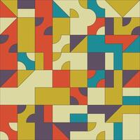 Geometrical abstract texture background with colorful shapes pattern vector