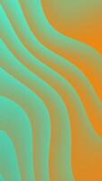 abstrakt Orange und Blau Gradient Wellen Animation. animiert Gradient Wellen wie cool Hintergrund video