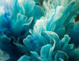 Color drop in water. Colorful ink in water. Abstract background photo