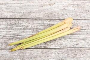 Green lemongrass stem aroma seasoning photo