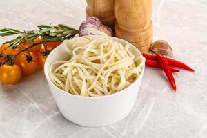 Traditiona Asian cuisine - Udon noodle photo