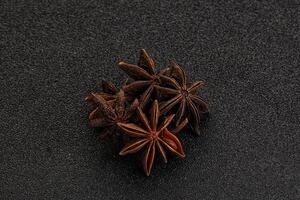 Star anise dry aroma seasoning photo