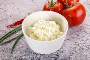 Cottage cheese Curd in the bowl photo