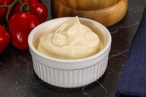 Creamy dip dressing sauce Mayonnaise photo