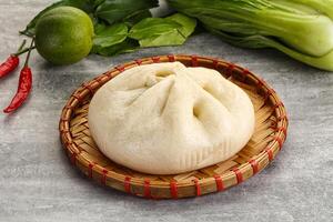 Chinese steamed bun Dim sum photo