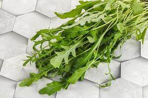 Fresh tasty natural organic rucola photo