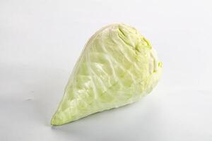 Cone sweetheart ripe green cabbage photo