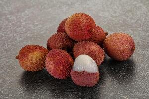 Sweet tasty tropical fruit Lychee photo