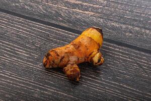 Fresh curcuma root for cooking photo