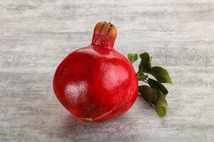 Ripe red sweet and juicy Pomegranate photo