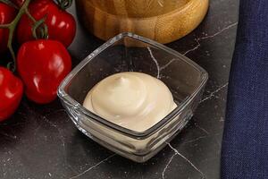 Creamy dip dressing sauce Mayonnaise photo