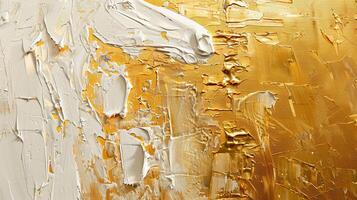 AI Generated Art painting, gold, horse, wall art, modern artwork, paint strokes, knife painting, large stroke oil painting, mural, art wall. Abstract oil paintings, gold, horse, gold, horse. photo