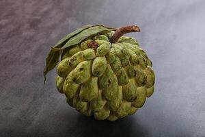 Fresh ripe sweet and juicy Custard Apple photo