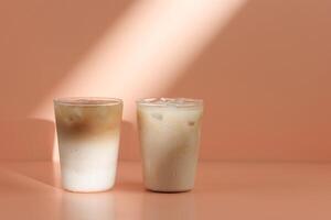 Iced Mocca Coffee Latte Milk photo