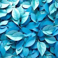 AI generated Leaves 3d Texture Background photo
