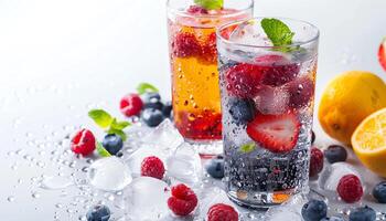 AI generated Pictures of delicious and beautiful drinks photo