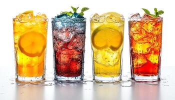 AI generated Pictures of delicious and beautiful drinks photo