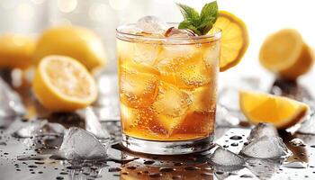 AI generated Pictures of delicious and beautiful drinks photo