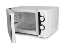 open microwave oven photo