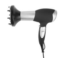 Hair dryer isolated photo