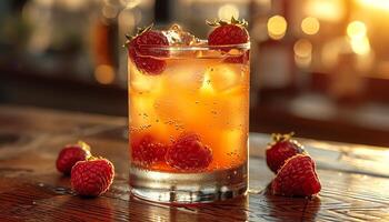 AI generated Pictures of delicious and beautiful drinks photo