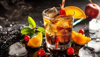 ai generado imágenes de delicioso y hermosa bebidas foto